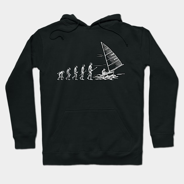 Evolution Segelschiff Segler Skipper Fun Segeln Hoodie by Upswipe.de